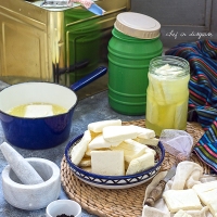How to make Nabulsi cheese الجبنة النابلسية