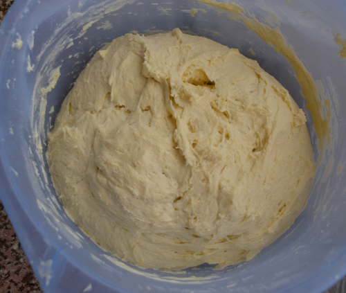 proofed dough